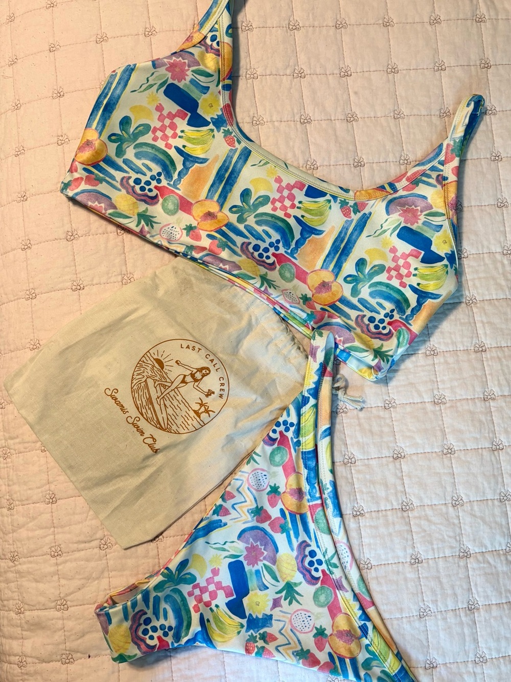 Women’s Tropical Print Bikini Set - Multi